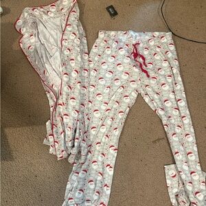 Festive Santa Pajama Set